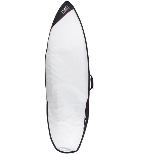 2026 Ocean and Earth Aircon Travel Shortboard Cover OESCSB02 - Black / Red